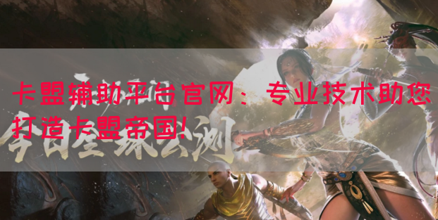 卡盟辅助平台官网：专业技术助您打造卡盟帝国！