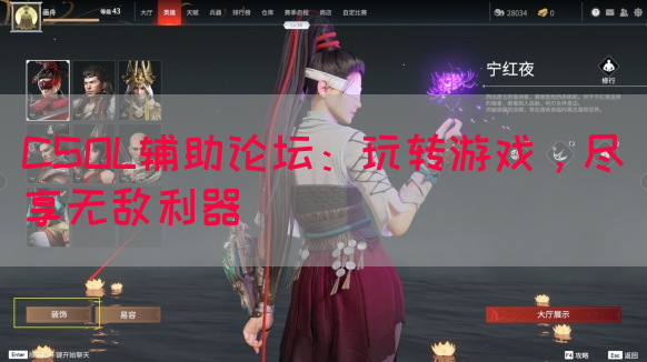 CSOL辅助论坛：玩转游戏，尽享无敌利器