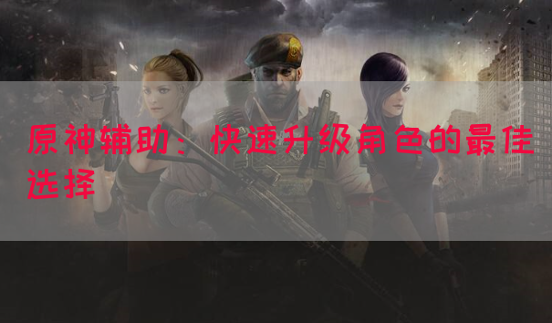 原神辅助：快速升级角色的最佳选择