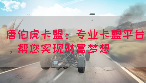 唐伯虎卡盟：专业卡盟平台，帮您实现财富梦想