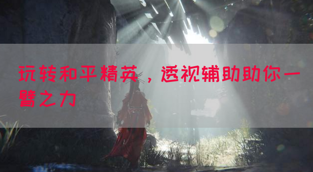 玩转和平精英，透视辅助助你一臂之力