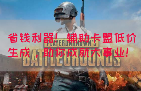 省钱利器！辅助卡盟低价生成，助你成就大事业！