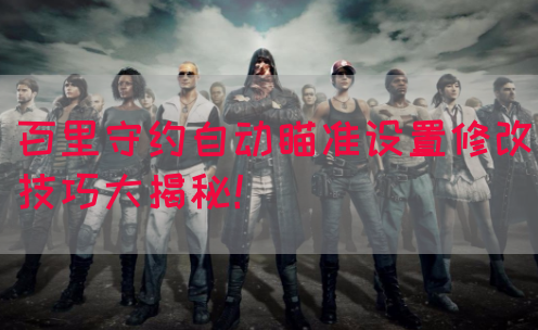 百里守约自动瞄准设置修改技巧大揭秘！