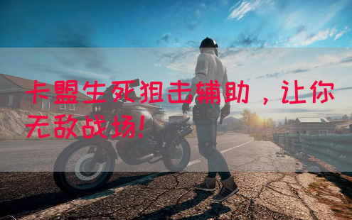 卡盟生死狙击辅助，让你无敌战场！