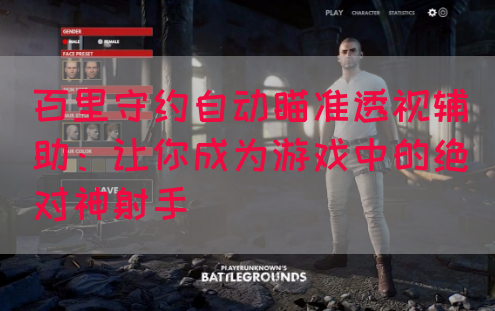 百里守约自动瞄准透视辅助：让你成为游戏中的绝对神射手