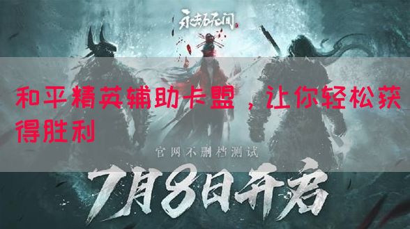 和平精英辅助卡盟，让你轻松获得胜利
