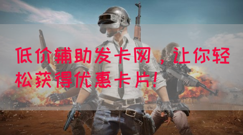 低价辅助发卡网，让你轻松获得优惠卡片！