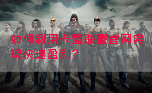如何利用卡盟联盟官网实现快速盈利？