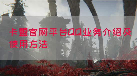卡盟官网平台QQ业务介绍及使用方法