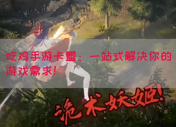 吃鸡手游卡盟：一站式解决你的游戏需求！(图1)