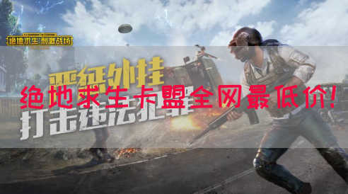 绝地求生卡盟全网最低价！(图1)