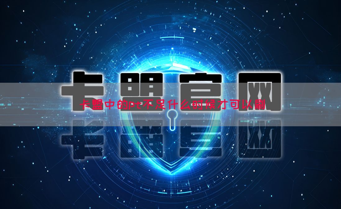 卡盟中的pt不足什么时候才可以刷(图1)
