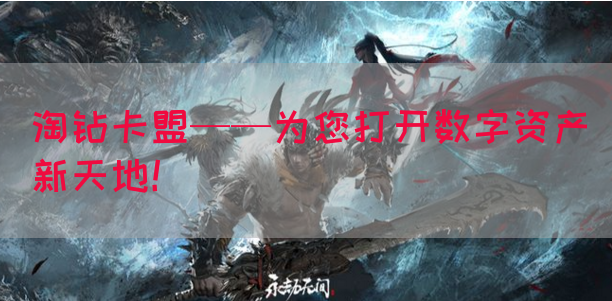 淘钻卡盟——为您打开数字资产新天地！(图1)