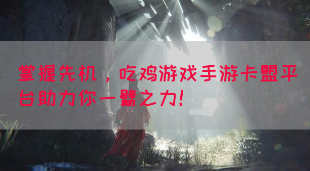 掌握先机，吃鸡游戏手游卡盟平台助力你一臂之力！