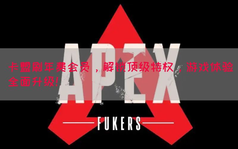 卡盟刷年费会员，解锁顶级特权，游戏体验全面升级！