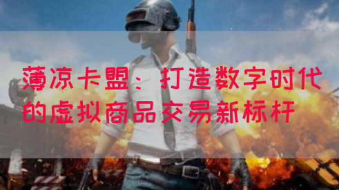 薄凉卡盟：打造数字时代的虚拟商品交易新标杆(图1)