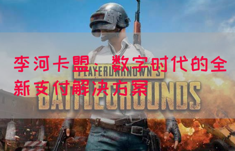 李河卡盟：数字时代的全新支付解决方案